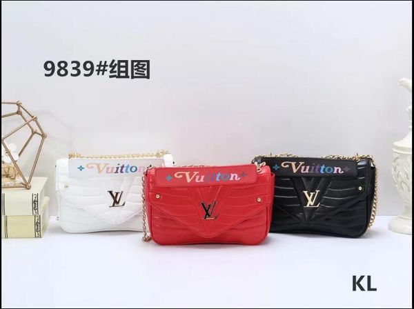 

new 2020 ladies classic new handbag wild women's leather classic chain bag simple messenger bag wallet backpack shoulder bag