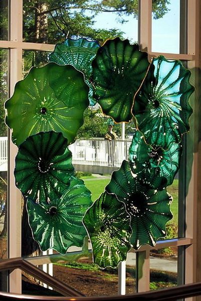 

new design l decorative blown glass wall plates chihuly style glass wall art for home decoration