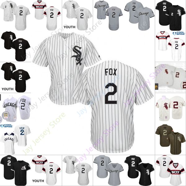 

Custom Chicago 2 Nellie Fox Jersey White Sox Jerseys Cooperstown Cool Base Flexbase White Black Red Grey Home Away Men Women Youth Cheap