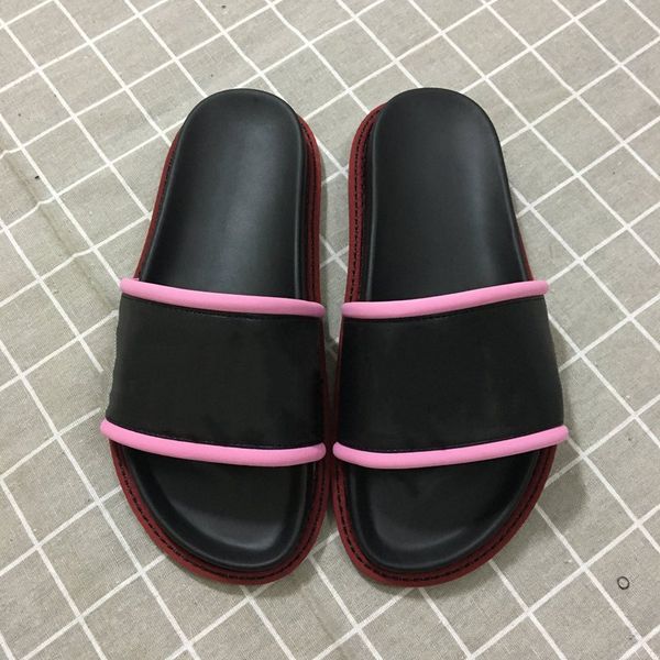 

luxury men women shoes designer flip flops flat designer sandals fashion household designer shoes 5 colors size 35-45, Black