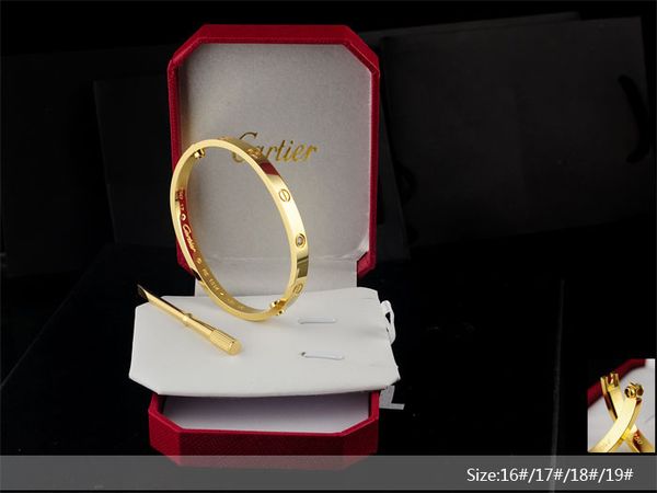 

bracelet cartier bracelets luxury designer jewelry women bracelets cartier love bracelet diamond titanium steel never fade, Black