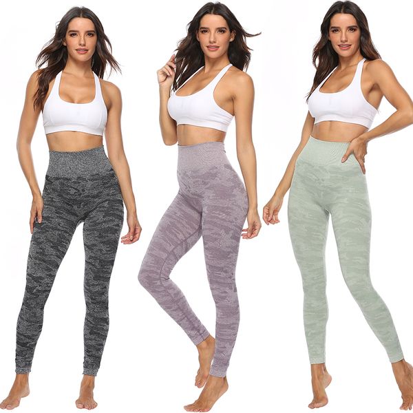 

2019 women seamless yoga pants fitness leggings runnng pants pantalones female waist push up exercise leggins, White;red