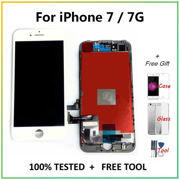 

2019 for iphone 7 7g lcd display + touch screen digitizer assembly replacement accessories for iphone7 4.7" lcds screen