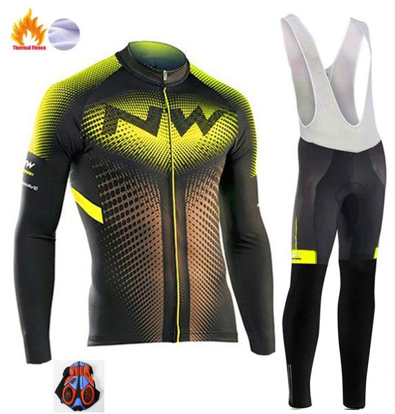 

2020 northwave pro team winter cycling clothing breathable ropa ciclismo long sleeve mtb bicycle clothing outdoor sport clothes, Black;blue