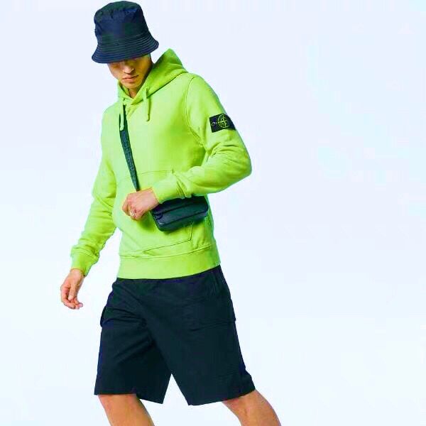 

limited edition mens designer hoodie stones islands luxury fashion brand hoodies classic insignia logo terry kangaroo pocket trend pullover, White;black