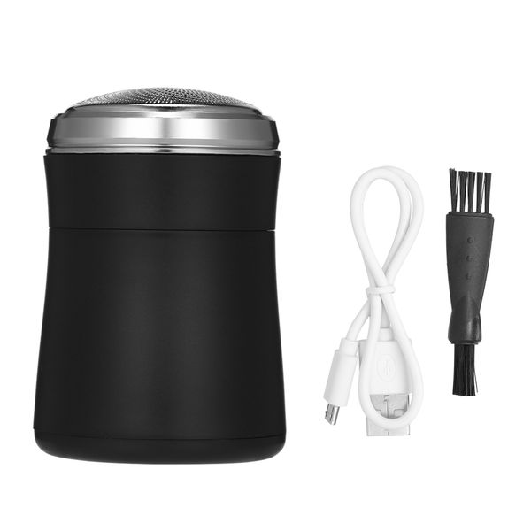 

mini electric razor usb charging men's razors with dust brush rechargeable high speed motor male face shaver home use