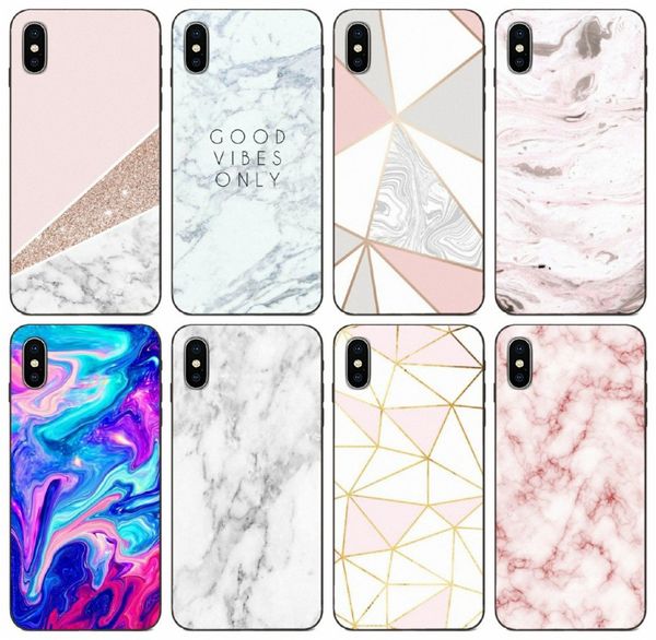 

tongtrade] розовый мрамор розового золота для iphone 11 pro x xs max xr 6s 5s 5с plus galaxy s7 s8 s9 s10 huawei mate 30 lite lg g5 g6 q60