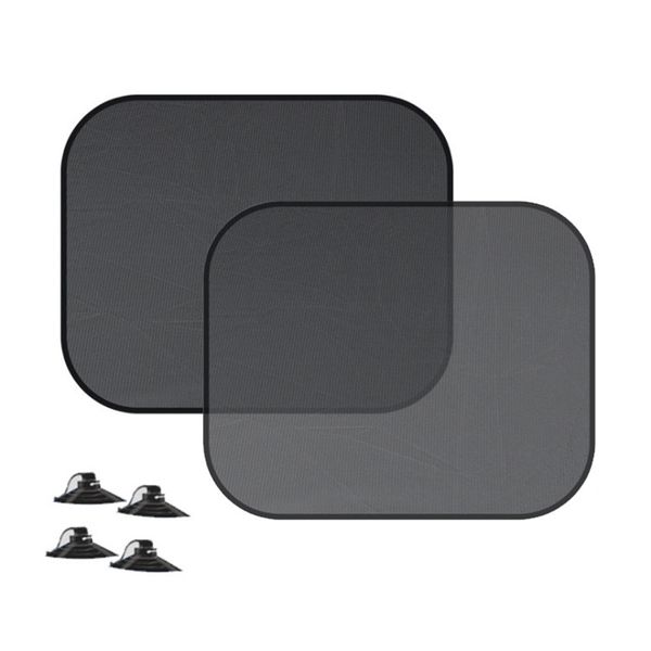 

2pcs sunshade foldable with suction cup styling shield side window car curtain heat insulation 3d pcatalyst mesh universal