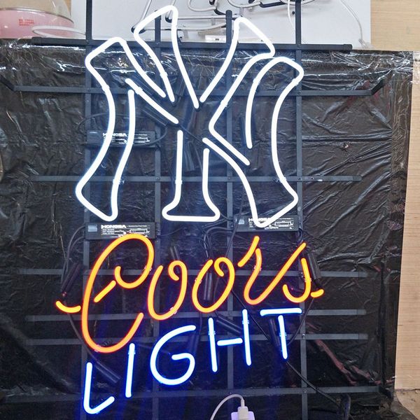 

скидка coors light неоновая вывеска спорт на заказ открытый дисплей развлечения украшение бар неоновая лампа light metal frame 17 '' 20 '' 2