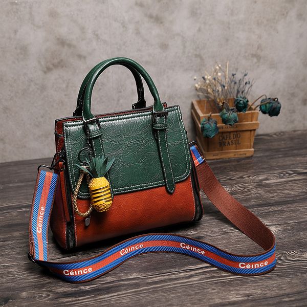 

2019 vintage real genuine leather handbag handbags women bags designer female crossbody bag for women shoulder bag ladies