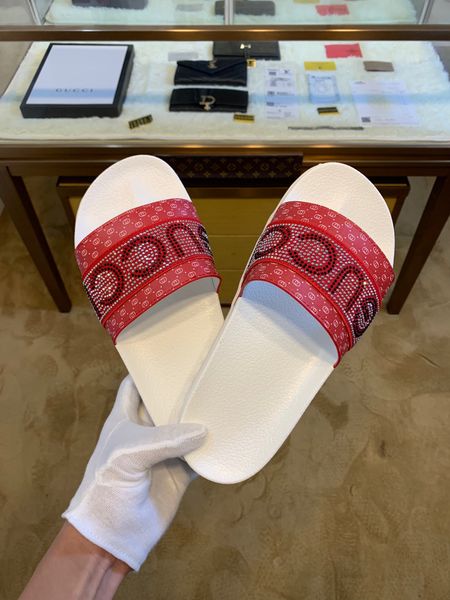 

High Quality Men Slides Summer Luxury Designer Beach Indoor Outdoor Flat G Slippers With Box Free Freight