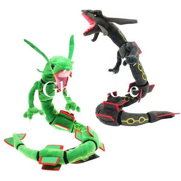 

new 2 styles green black rayquaza 31" 78cm plush doll anime collectible dolls stuffed party gifts soft toys