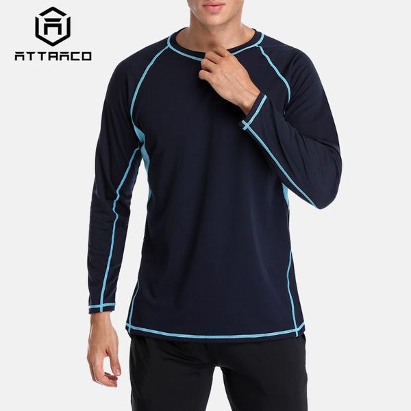 

attraco men's rashguard dry-fit short shirts men diving shirt uv-protection rash guard upf 50+ surfing suits beach wear