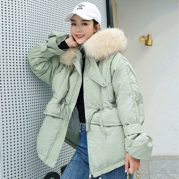 

down cotton woman ins winter clothes 2019 cotton-padded clothes cotton-padded jacket bf easy student loose coat, Black