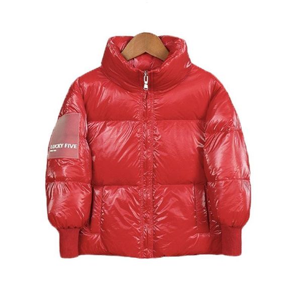 

110-150cm мода дети зимняя куртка детский зимний комбинезон для детей теплые пальто letters куртки девочки мальчики одежда малышей parka печ, Blue;gray