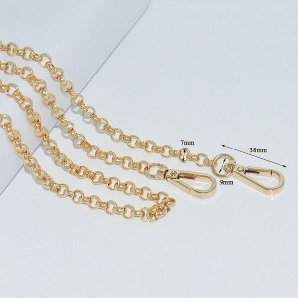 

metal chain, round link chain, open link curb chain, Black