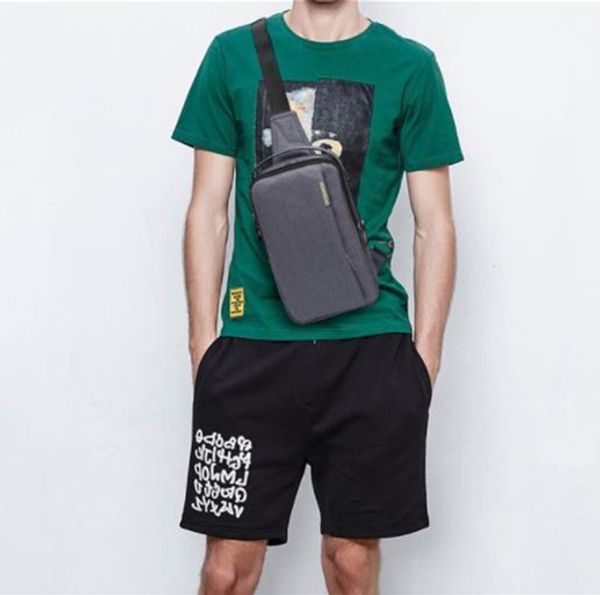 

fashion vintage men canvas anti-theft sling chest bag handbag for men waterproof crossbody travel shoulder