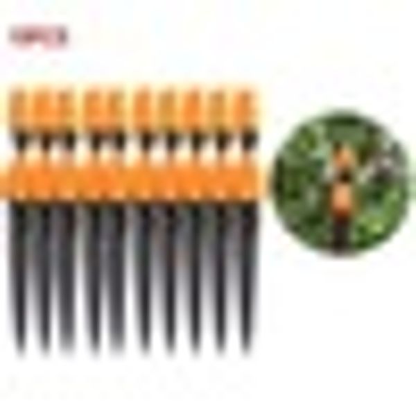 

1 lot 10pcs multifunctional adjustable 8 outlets spray dripper irrigation sprinklers watering kits drip system