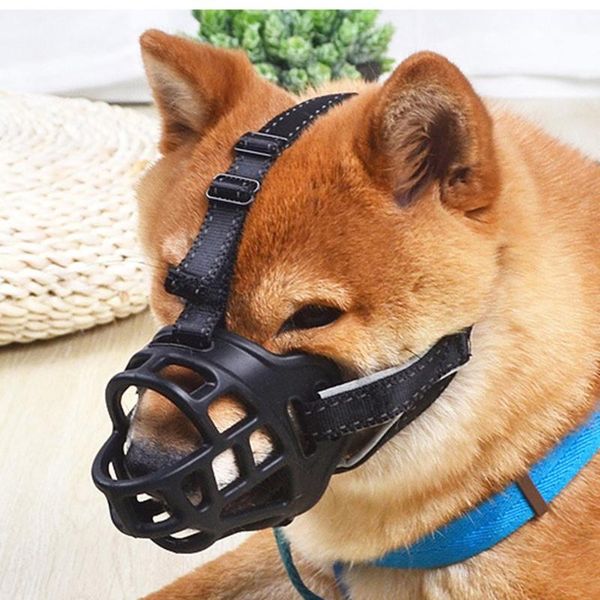 

silicone dog muzzle straps mask anti-biting dog muzzle