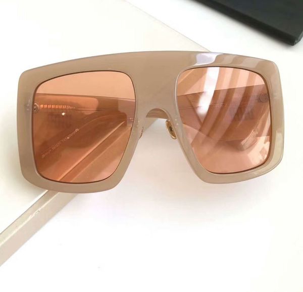 

women glasses wear designer new sun shades sunglasses fashion sunglasses oversize eye nude power with box, White;black