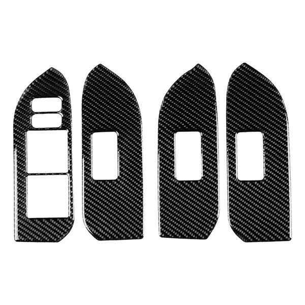 

4x carbon fiber auto pintada lifting lid lock switch for doors and windows
