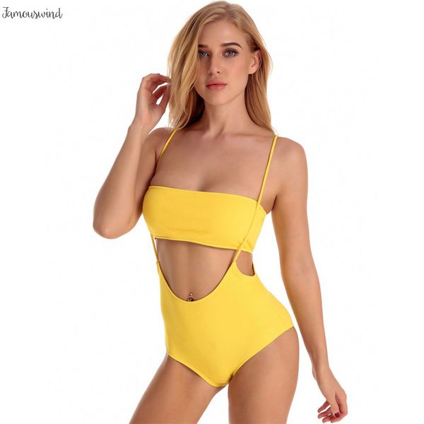 

new yellow bikini bather 2019 two bathing swimsuit high waist bikini set swimwear women pieces suit female v660, White;black