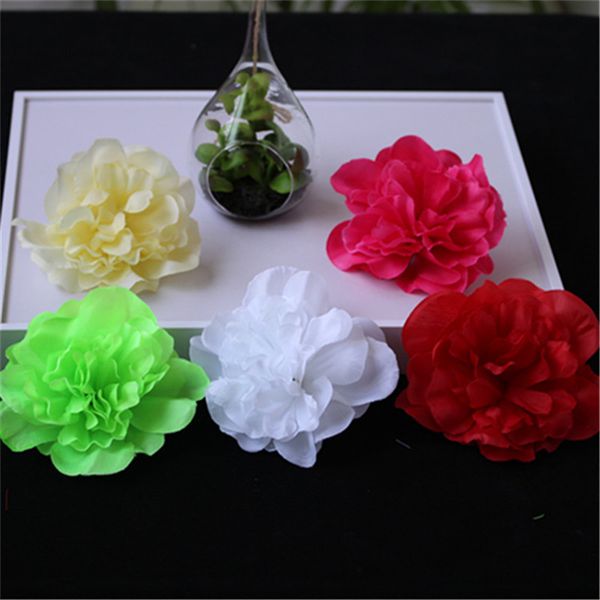 

2019 new simulation dahlia head plastic fake flower rose wedding flower wall flower arrangement accessories artificial factory wholesale