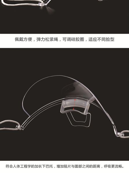 

mascara transparente estetica transparent plastic mask wholesale l chef anti fog plastic smile half mask bwkf mrbbz