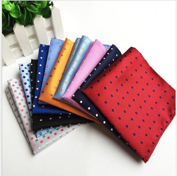 

polyester material fashion point wavelet point suit pocket towel, Blue;purple