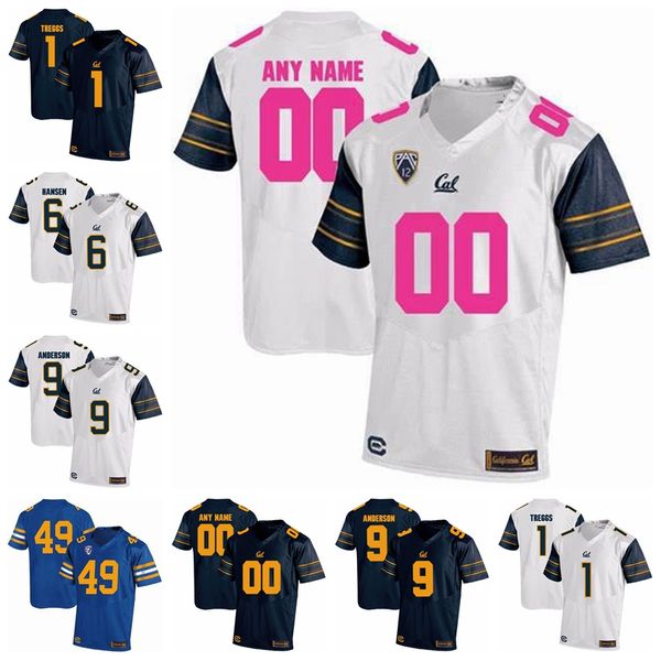 

california golden cal медведи трикотажные марвин джонс джерси аарон роджерс cj андерсон marshawn lynch американский футбол джерси пользовате, Black