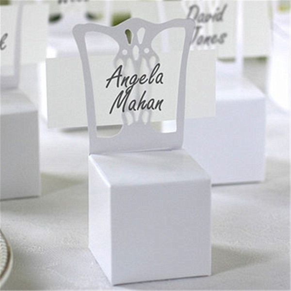 

chair place card holder favor box for candy boxes and wedding favors box event party supplies new 100pcs/lots