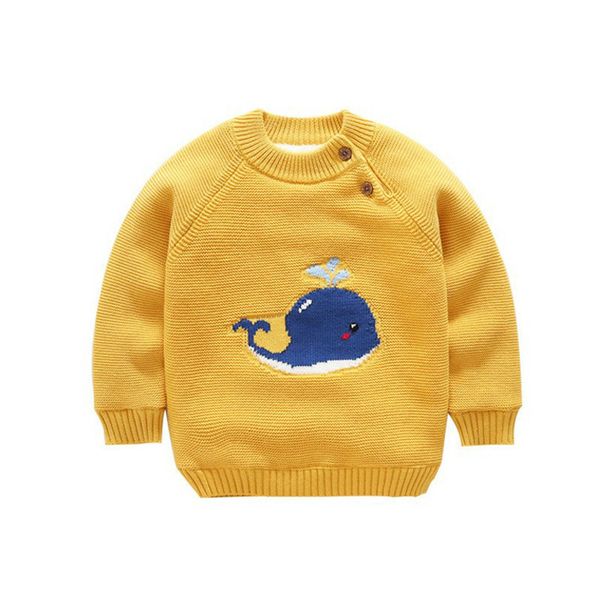 

2018 baby knit sweater clothes infant newborn girl knitted toddler cartoon cardigan pullovers warm fleece lined outerwear, Blue