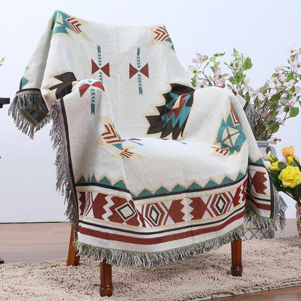 

navajo blanket home decor aztec navajo towel mat cotton sofa blanket throw chair bed rugs wall hanging