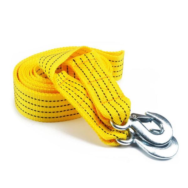 

5 ton 4 m car traction rope heavy duty car tow cable towing pull rope strap hooks van road recovery accessories