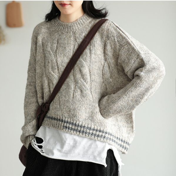 

autumn winter sweater fashion women loose irregular pullovers werainyee new ladies o-neck casual all-match sweater 2019, White;black