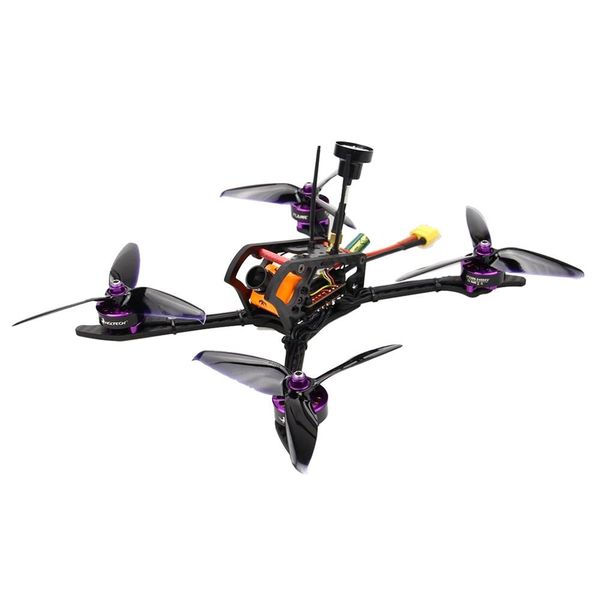 HGLRC 4-5S Mefisto 226mm FPV Racing Drone F4 FC OSD 60A BL32 3-6S 4In1 ESC RunCam Swift 2 Câmera Frsky XM + Receptor BNF