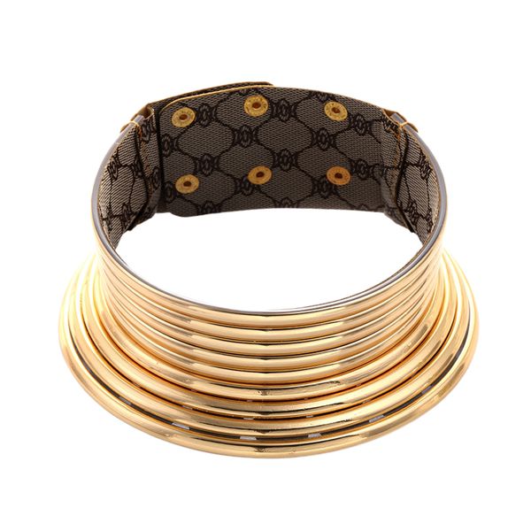 

африканский египет punk gothic коренастый choker ожерелье регулируемая, Silver
