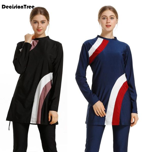 

2020 muslim modest swimwear women hijab islamic swim wear plus ladies bathing swimming suit islam full cover clothes swimsuit