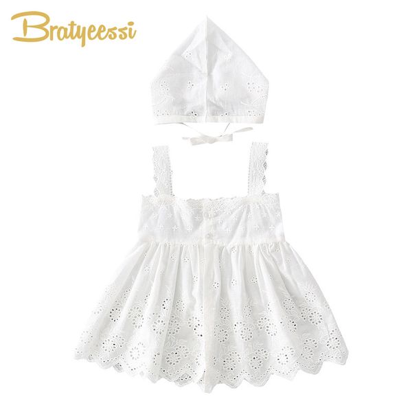 

new summer baby girls dresses set cute lace white princess dress for birthday party cotton sleeveless infant girl clothes, Red;yellow