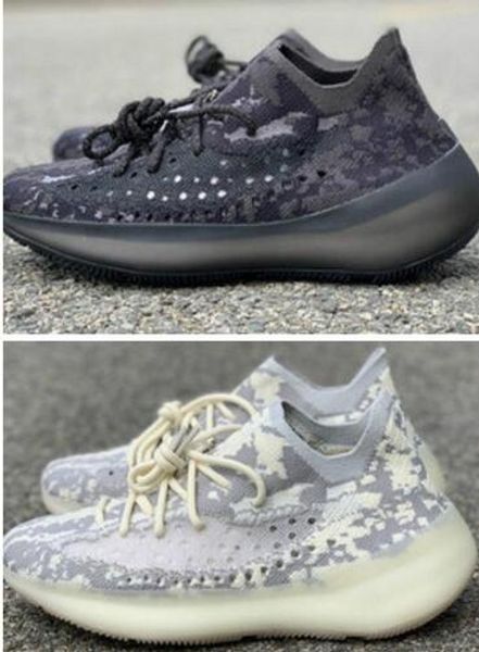 

2019 с коробкой kanye west 380 v3 цитрин чужой черный белый чужой зеленый желтый кроссовки мужчины женщины мода работает открытый обувь