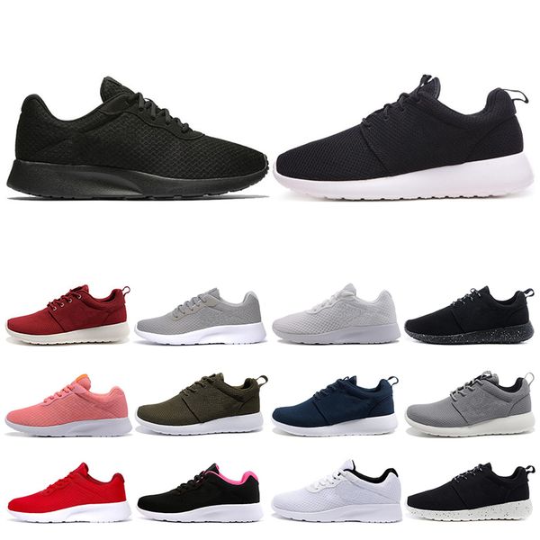 

New Tanjun Run Running Shoes men women triple black white low Lightweight Breathable London Olympic mens Trainers Sports Sneakers size 36-45