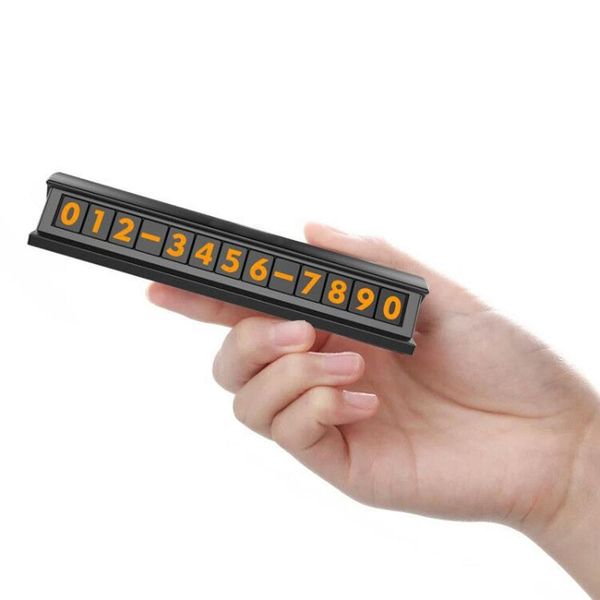 

car temporary ssign temporary parking card phone number promise plate accessories