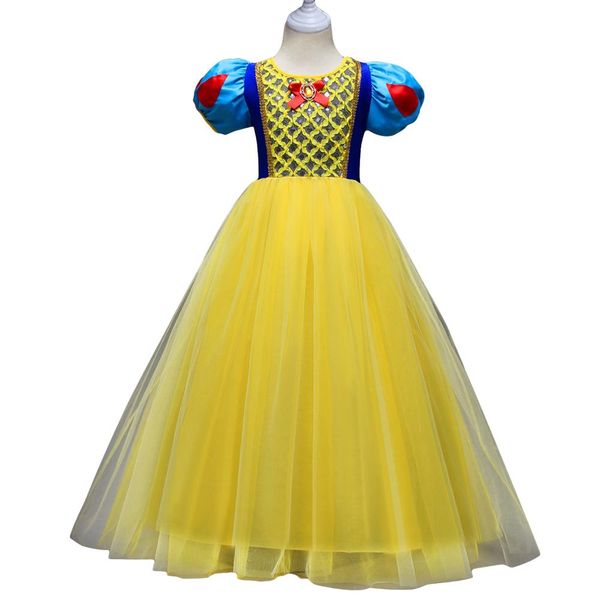 

snow white cosplay costume girls kids summer dress princess dress role playing halloween birthday costume party carniva gift, Black;red