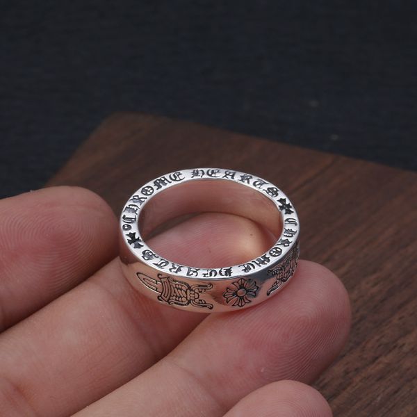 

luxury design ring domineering ring supply alloy ring lover gift fashion personality jewelry supply wholesale, Silver