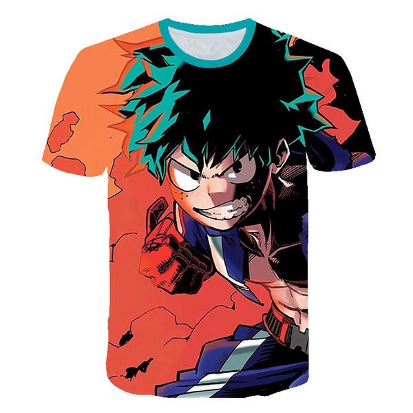 

cool anime funny t-shirt men women japanese t shirt boku no hero academia anime t shirts my hero academy 3d tee shirt, White;black