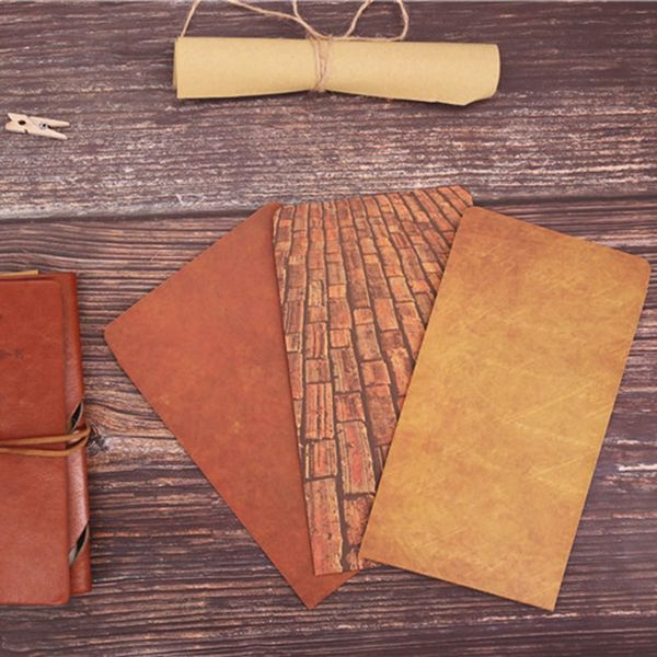 

creative vintage envelope 10pcs/lot creative kraft paper envelopes diy decorative envelope small paper school office supplies
