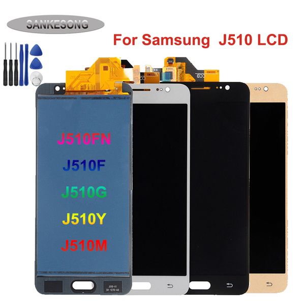 

amoled / tft 5.2inch lcd для samsung galaxy j5 2016 j510 j510fn j510f j510g j510y j510m дисплей сенсорный экран digitizer ассамблеи