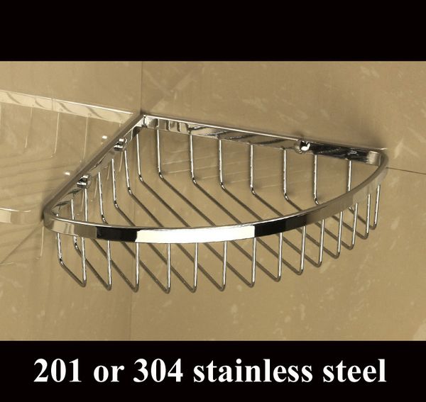 

201 / 304 stainless steel wall bathroom corner shelf, toilet shelf
