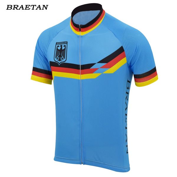 

germany cycling jersey purple yellow clothing cycling wear summer racing bicycle clothes clothing hombre braetan, Black;red