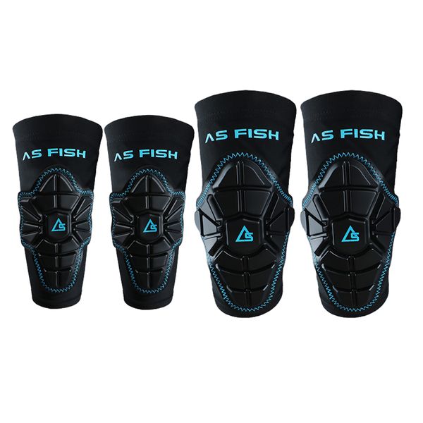 

kids sports protective gear skating knee elbow support pads set for biking, riding, cycling and multi sports - select colors
